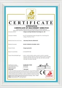 Certificação CE para geradores de oxigênio