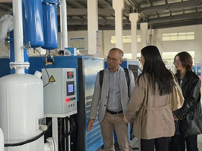 Sistema de nitrogênio de alta pureza para uso alimentício para um fabricante de alimentos na Rússia