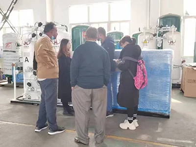 Projeto de nitrogênio de 20 Nm³/h para um cliente na Índia