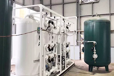 Sistema de oxigênio industrial para uma usina de fundição de metais em Mianmar