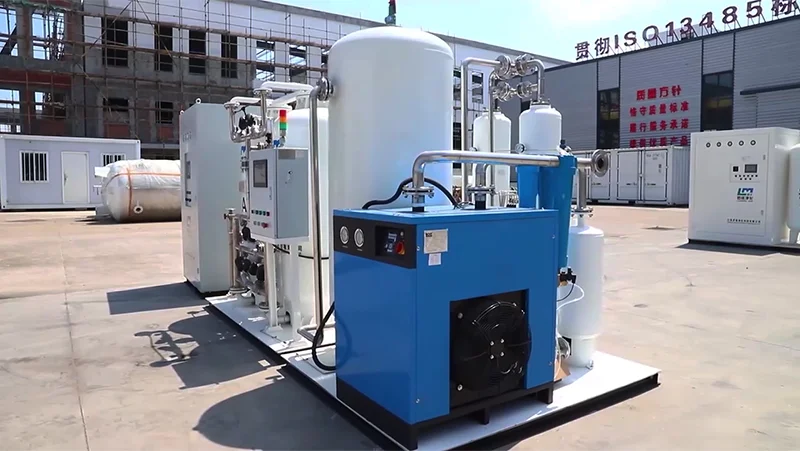 Sistema de geração de oxigênio medicinal (até 99.5% de pureza)