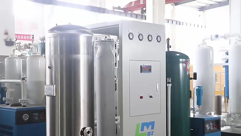 Sistema de geração de nitrogênio PSA em gabinete